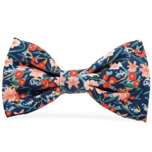 NWTs Foggy Dog Inky Blooms Dog Bow Tie - Large